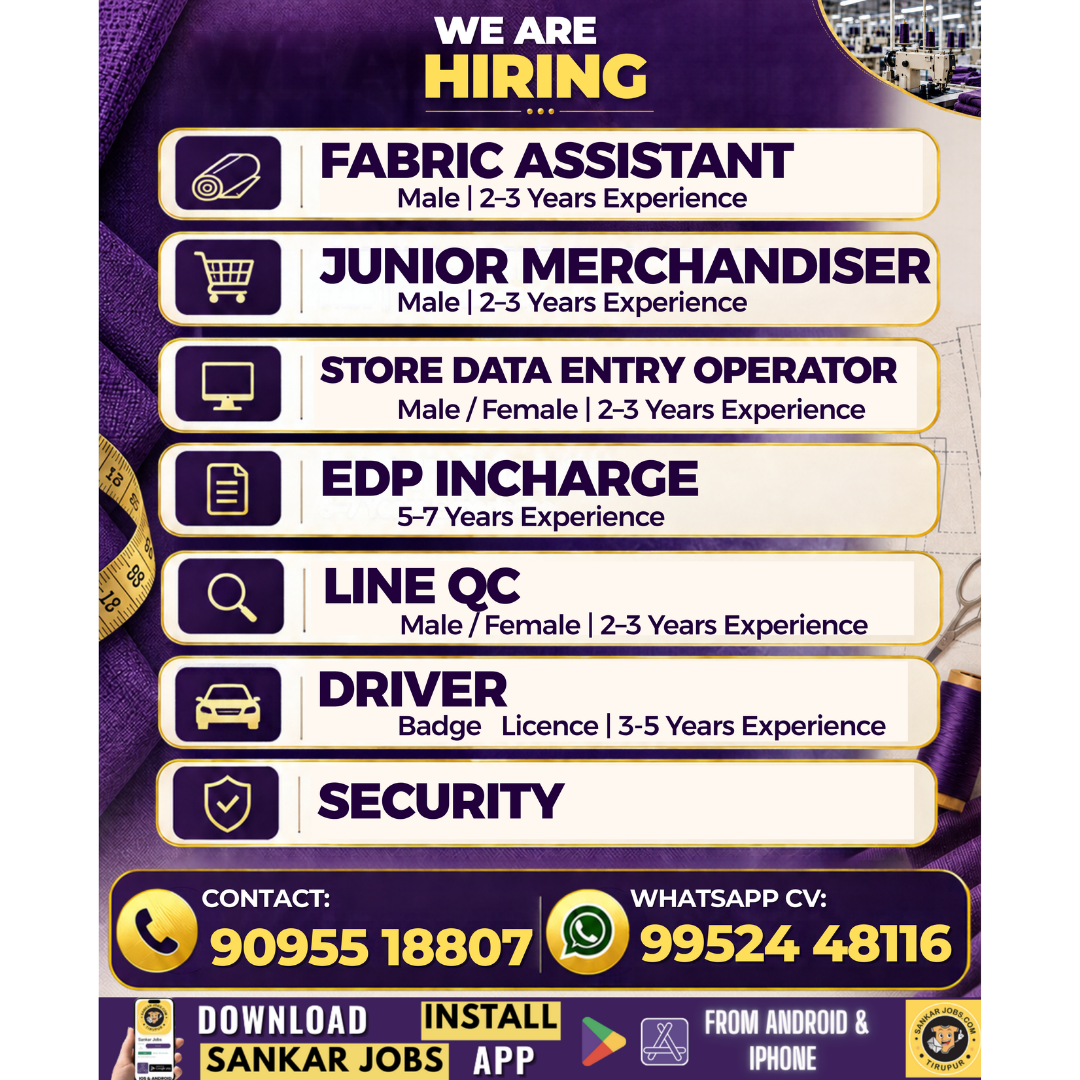 Garment Jobs